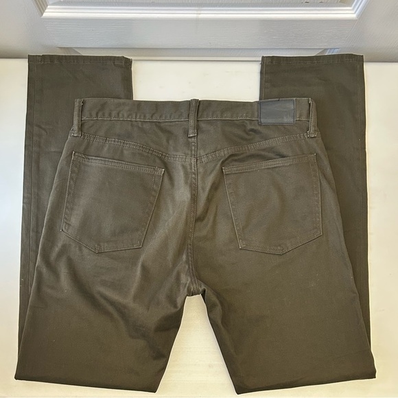 GAP Men's Soft Wear Slim Fit Denim Pants Dark Moss Khaki Green Size 32 - Picture 5 of 13